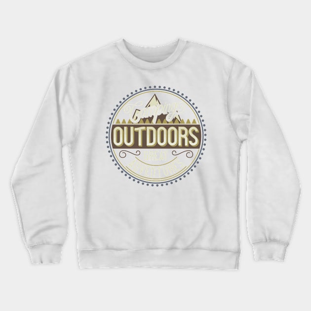 Campaign outdoors great adventure 😎 Crewneck Sweatshirt by Zave
